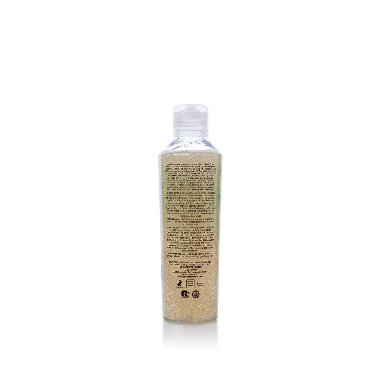 Gyada Cosmetics Gel Detergente Micellare Scrub Viso 200 ml
