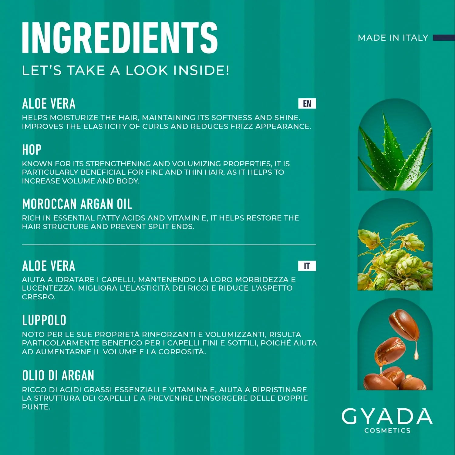 Gyada Volumizzante Balsamo Capelli Sottili 200 ml Aloe