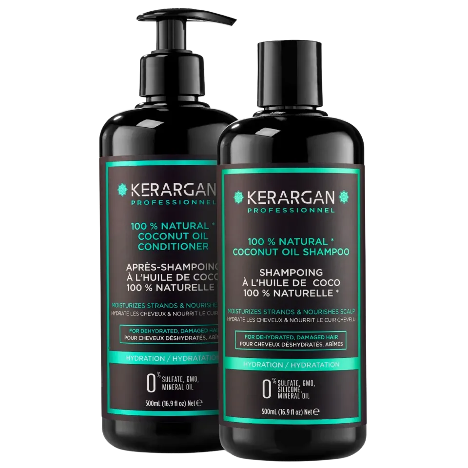 Kerargan kit shampoo balsamo cocco 1L idratante cheratina