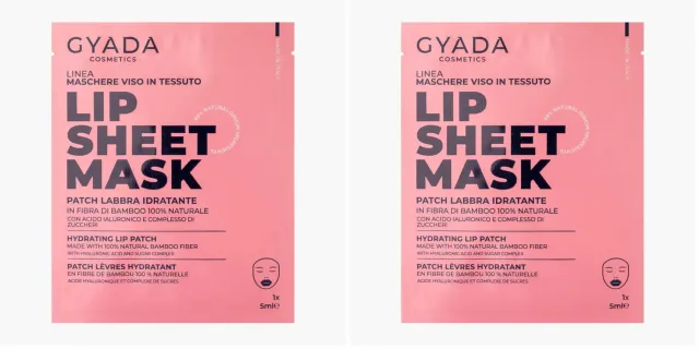 Gyada Cosmetics patch labbra 5ml idratante x2