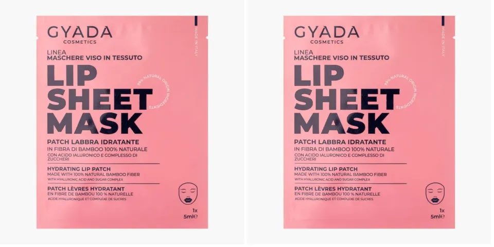 Gyada Cosmetics patch labbra 5ml idratante x2