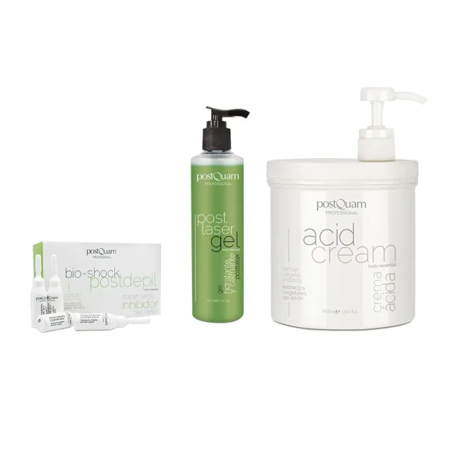 PostQuam Kit Post Depilazione Crema Acida Aloe Fiale