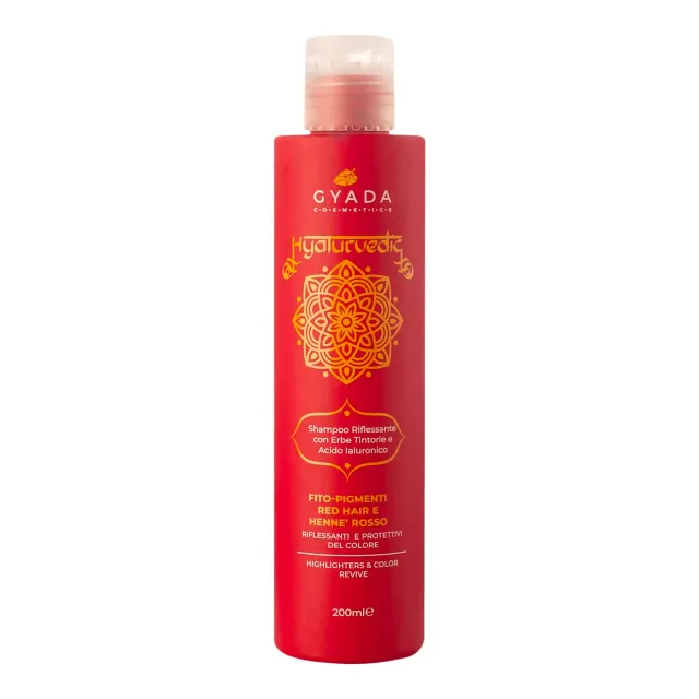Gyada Cosmetics Hyalurvedic Red Hair shampoo 200ml riflessante