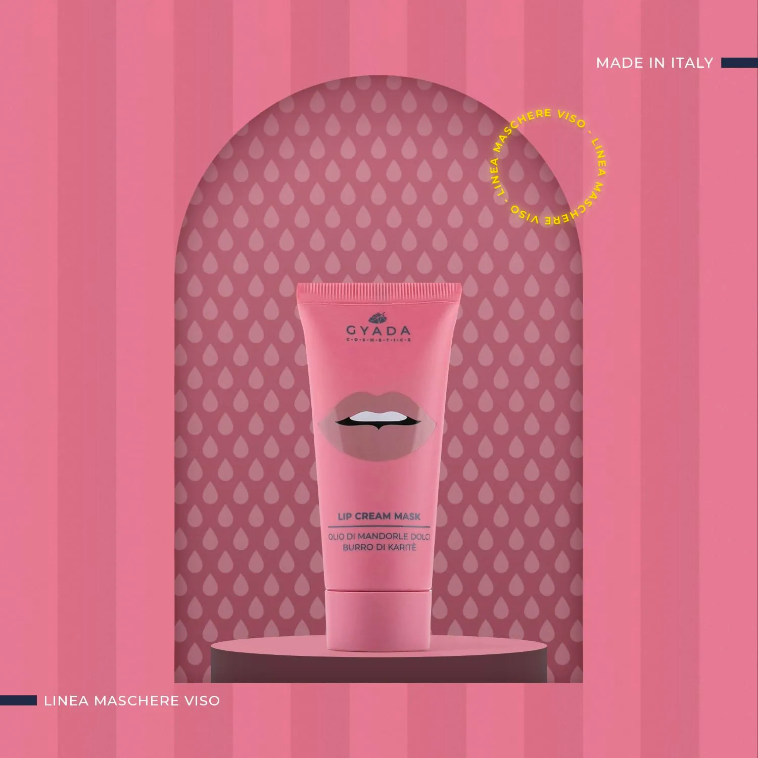 Gyada Cosmetics Lip Cream Mask Maschera Labbra 20 ml karitè