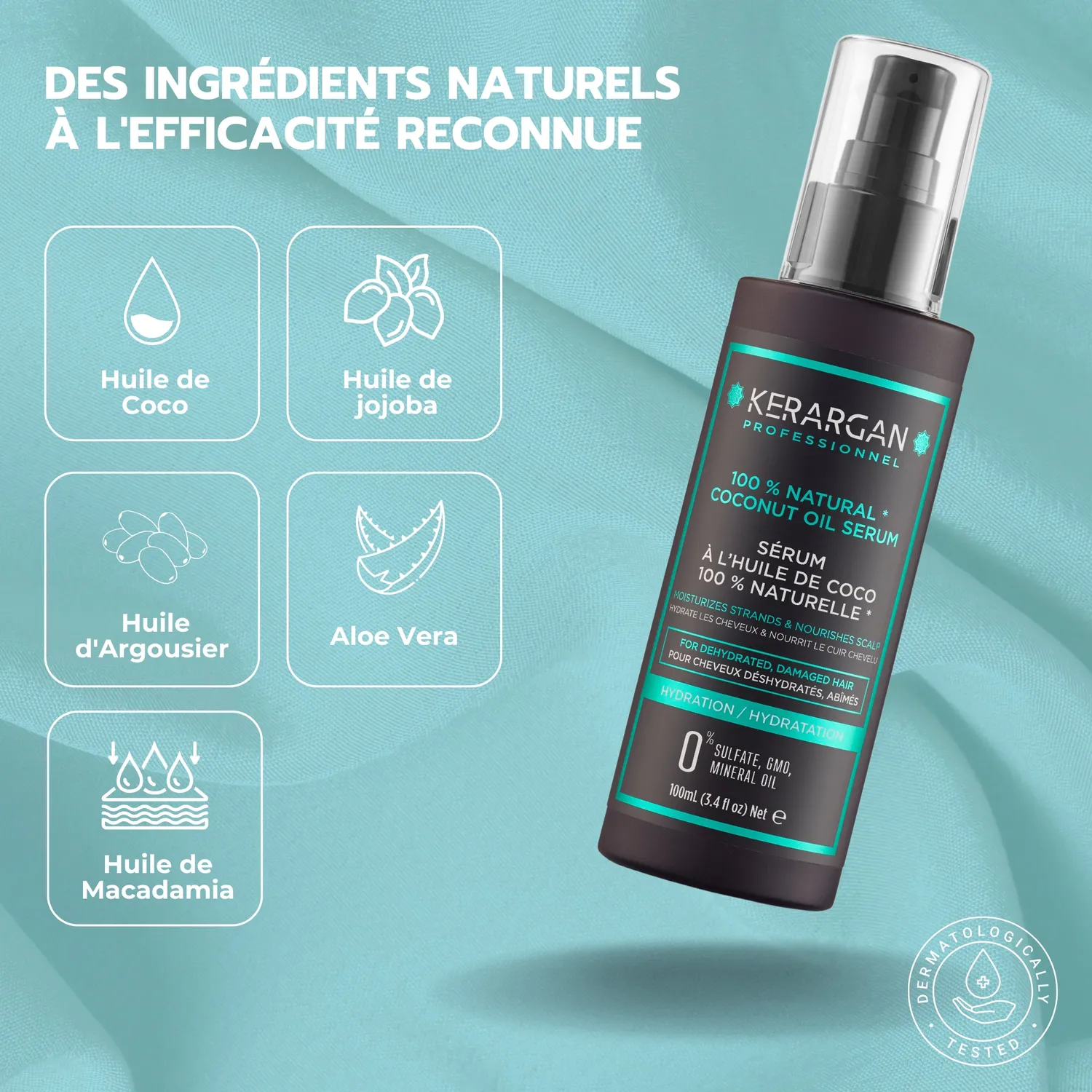 Kerargan Coco Siero Capelli 100 ml Olio Cocco