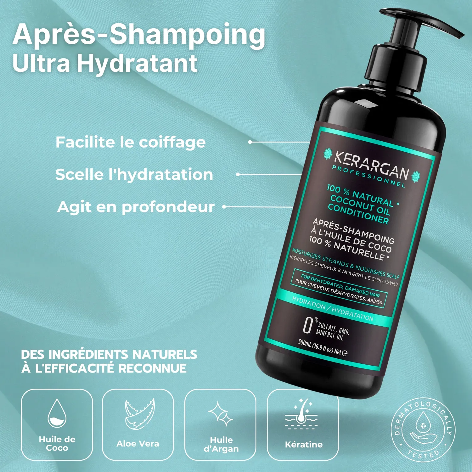 Kerargan Coco Kit Capelli 1600 ml Cocco Idratante