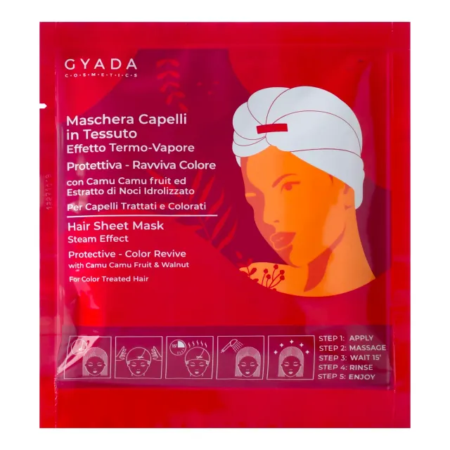 Gyada Fruit & Walnut maschera capelli cuffia 60 ml colore