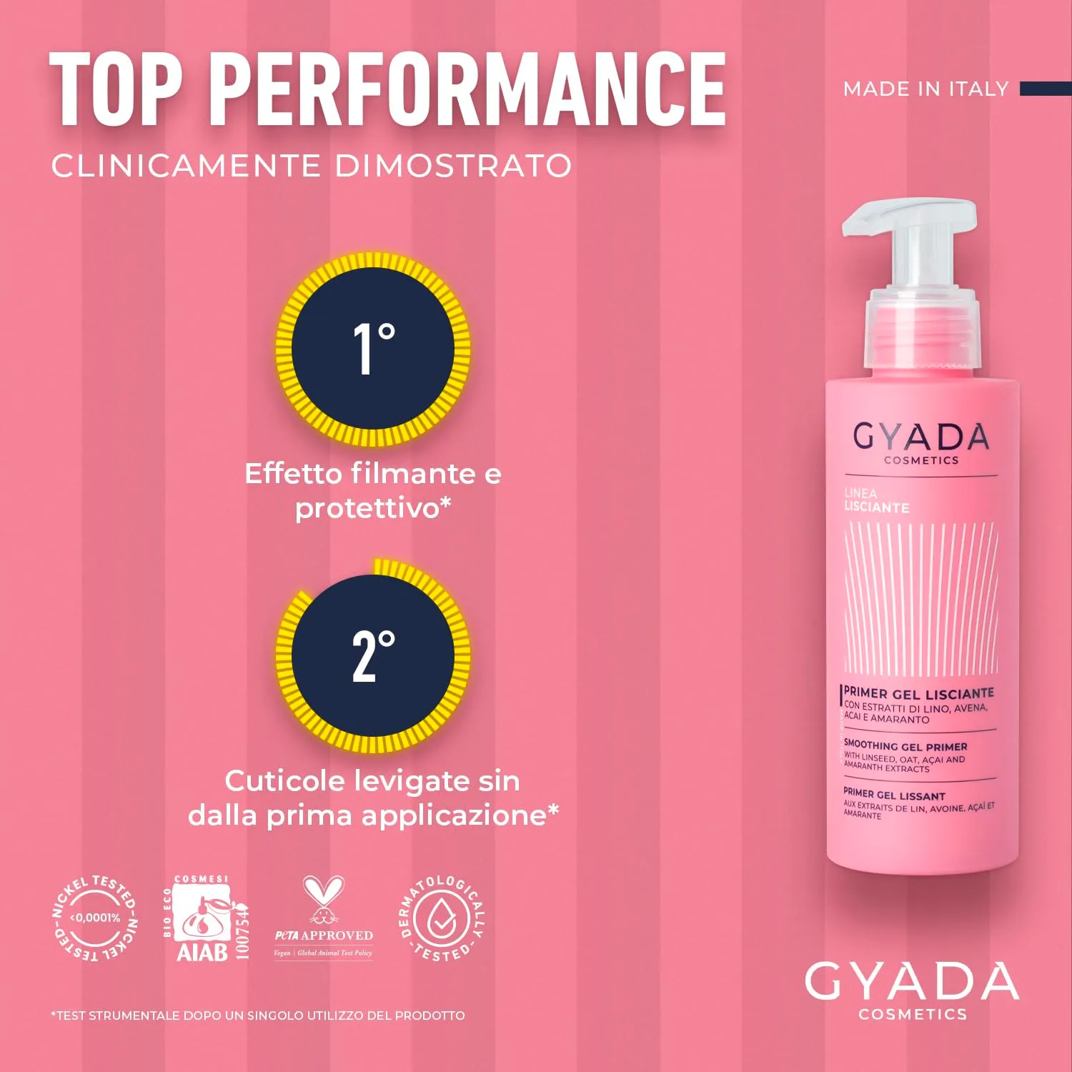 Gyada Lisciante primer gel lisciante anticrespo 150 ml