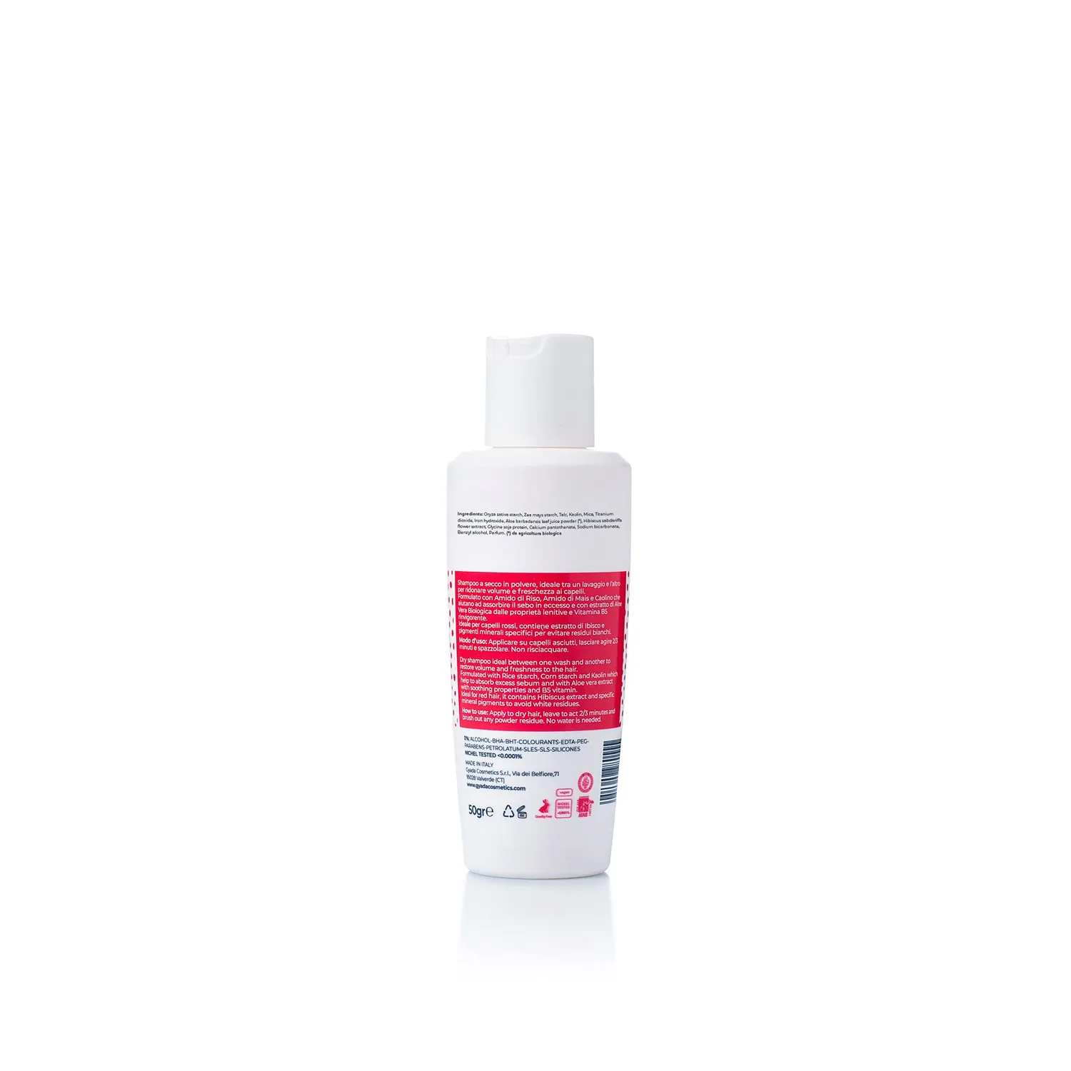 Gyada Cosmetics Purificante Shampoo Secco Capelli Rossi 50 g