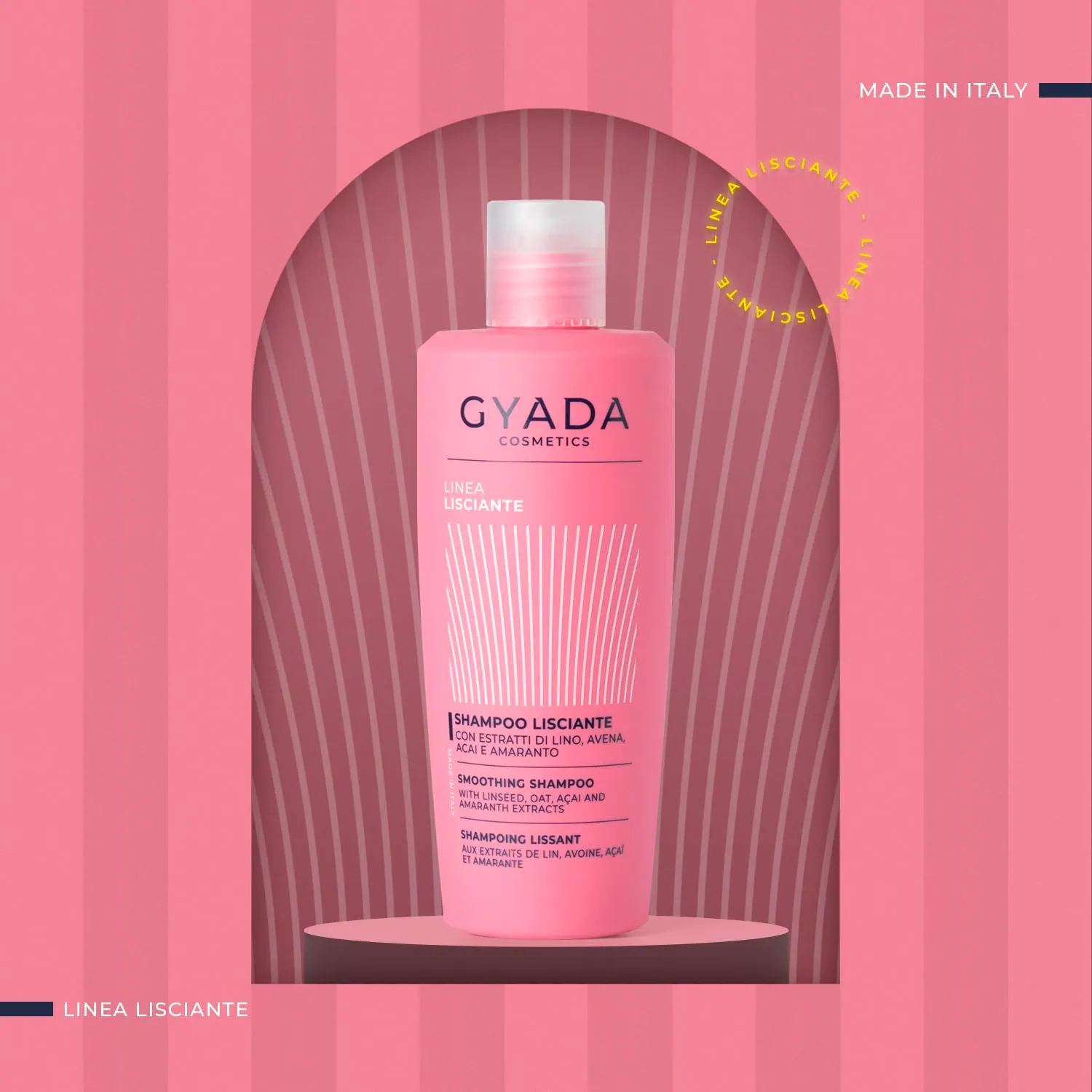 Gyada Cosmetics Lisciante Shampoo Delicato 250 ml Lino Avena